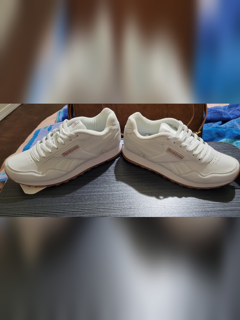 Reebok Classic White Leather Sneakers AR30115W-WQT SZ 8.5